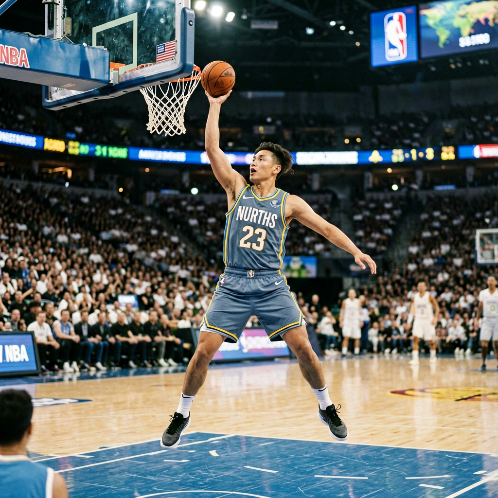 NBA篮球比赛现场